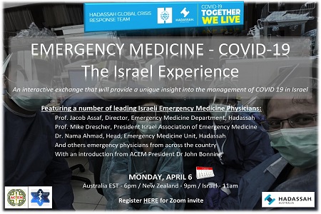 Sharing Israel s Protocols for Battling COVID 19 Hadassah